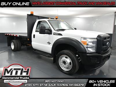 Used 2014 Ford F-450 FL Regular Cab 4x2, Flatbed Truck for sale #CB00400 - photo 1
