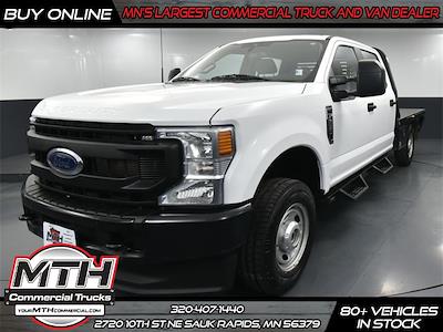 2021 Ford F-250 Crew Cab SRW 4x4, Bedrock Flatbed Truck for sale #CB01640 - photo 1