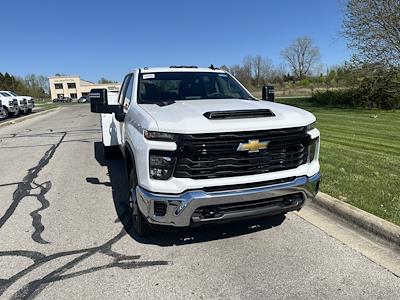 New 2024 Chevrolet Silverado 3500 Work Truck Crew Cab 4WD, 9' Knapheide Steel Service Body Service Truck for sale #CP37507 - photo 1