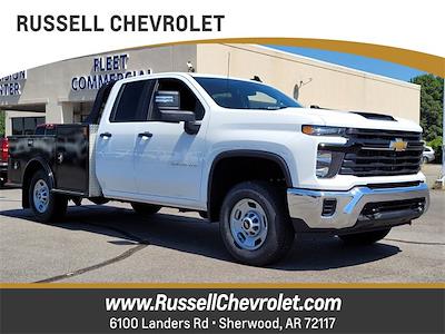 New 2024 Chevrolet Silverado 2500 Work Truck Double Cab 4WD, 8' 6" CM Truck Beds TMX Model Flatbed Truck for sale #24568 - photo 1