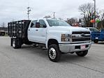New 2023 Chevrolet Silverado 5500 Work Truck Crew Cab 4WD, 12' SH Truck Bodies Stake Bed for sale #9402T - photo 3
