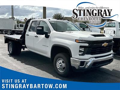 New 2024 Chevrolet Silverado 3500 Work Truck Double Cab 4x4, Flatbed Truck for sale #RF282174 - photo 1