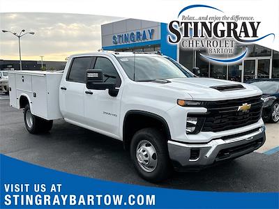 New 2024 Chevrolet Silverado 3500 Work Truck Crew Cab 4WD, 9' Knapheide Steel Service Body Service Truck for sale #RF427849 - photo 1