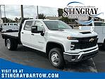 New 2024 Chevrolet Silverado 3500 Work Truck Crew Cab 4x4, 9' 6" Knapheide PGTB Utility Gooseneck Flatbed Truck for sale #RF428633 - photo 1