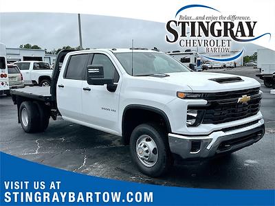 New 2024 Chevrolet Silverado 3500 Work Truck Crew Cab 4WD, 8' 9" Knapheide PGTB Utility Gooseneck Flatbed Truck for sale #RF450268 - photo 1