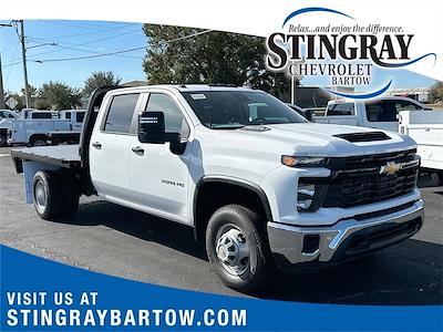 New 2025 Chevrolet Silverado 3500 Work Truck Crew Cab 4x4, 9' 6" Knapheide PGTB Utility Gooseneck Flatbed Truck for sale #SF119061 - photo 1