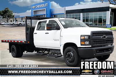 New 2023 Chevrolet Silverado 5500 Work Truck Crew Cab RWD, Tafco Flatbed Truck for sale #PH000746 - photo 1