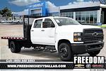 New 2023 Chevrolet Silverado 5500 Work Truck Crew Cab RWD, Tafco Flatbed Truck for sale #PH000746 - photo 1