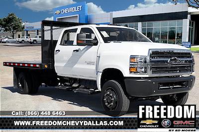 New 2023 Chevrolet Silverado 5500 Work Truck Crew Cab 4WD, Flatbed Truck for sale #PH519335 - photo 1