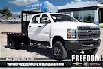 New 2023 Chevrolet Silverado 5500 Work Truck Crew Cab 4WD, Tafco Flatbed Truck for sale #PH519335 - photo 1