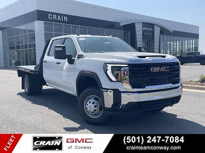 2024 GMC Sierra 3500 Crew Cab 4WD, CM Truck Beds Flatbed Truck for sale #4GT6338 - photo 1