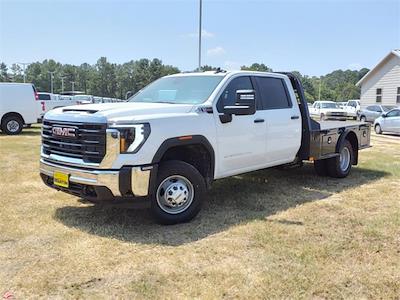 2024 GMC Sierra 3500 Crew Cab 4WD, CM Truck Beds SK Model Flatbed Truck for sale #290470F - photo 1