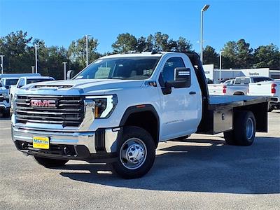 New 2024 GMC Sierra 3500 Pro Regular Cab 4WD, Flatbed Truck for sale #441444F - photo 1