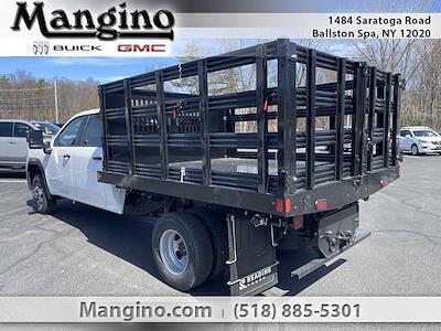 New 2024 GMC Sierra 3500 Pro Crew Cab 4WD, 9' Reading Redi-Rack Stake Bed for sale #623324 - photo 2