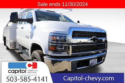 New 2024 Chevrolet Silverado 5500 Work Truck Crew Cab 2WD, 12' Scelzi CTFB Contractor Truck for sale #M040019 - photo 1