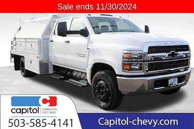 New 2024 Chevrolet Silverado 5500 Work Truck Crew Cab 2WD, 12' Scelzi CTFB Contractor Truck for sale #M040021 - photo 1