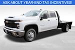 New 2024 Chevrolet Silverado 3500 Work Truck Crew Cab 4WD, CM Truck Beds RD Model Flatbed Truck for sale #M439385 - photo 19