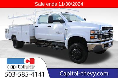 New 2024 Chevrolet Silverado 5500 Work Truck Crew Cab 4WD, Combo Body for sale #M554627 - photo 1