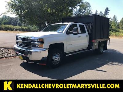 Used 2016 Chevrolet Silverado 3500 Work Truck Double Cab 4x2, Flatbed Truck for sale #V10754B - photo 1