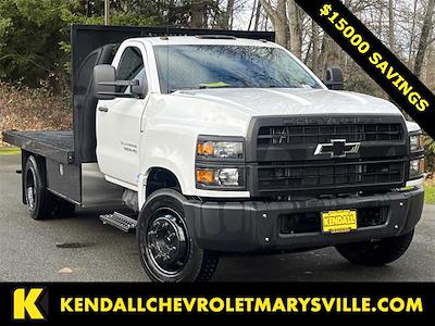 2023 Chevrolet Silverado 5500 DRW RWD, Harbor Black Boss Flatbed Truck for sale #V11707 - photo 1