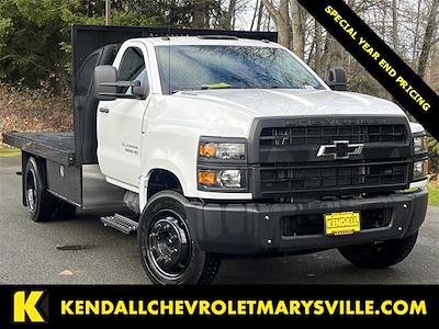 New 2023 Chevrolet Silverado 5500 Work Truck Regular Cab RWD, Harbor Black Boss Flatbed Truck for sale #V11707 - photo 1