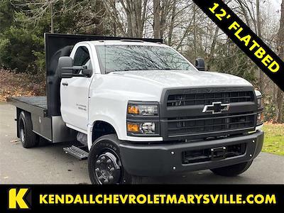 New 2023 Chevrolet Silverado 5500 Work Truck Regular Cab RWD, 12' Harbor Black Boss Flatbed Truck for sale #V11708 - photo 1