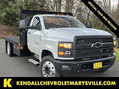 2023 Chevrolet Silverado 5500 Regular Cab DRW RWD, CM Truck Beds PL Model Flatbed Truck for sale #V11747 - photo 1