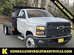 New 2023 Chevrolet Silverado 5500 Work Truck Regular Cab RWD, CM Truck Beds PL Model Flatbed Truck for sale #V11747 - photo 1