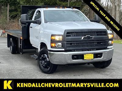 New 2023 Chevrolet Silverado 4500 Work Truck Regular Cab RWD, Flatbed Truck for sale #V11846 - photo 1