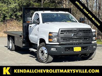 2023 Chevrolet Silverado 5500 Regular Cab DRW RWD, CM Truck Beds PL Model Flatbed Truck for sale #V11914 - photo 1