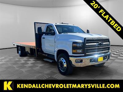 New 2024 Chevrolet Silverado 6500 Work Truck Regular Cab RWD, Flatbed Truck for sale #V12153 - photo 1