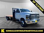 New 2024 Chevrolet Silverado 6500 Work Truck Regular Cab RWD, Flatbed Truck for sale #V12153 - photo 1