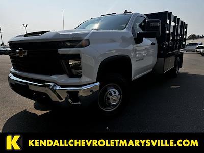 New 2024 Chevrolet Silverado 3500 Work Truck Regular Cab 4x4, Stake Bed for sale #V12162 - photo 1