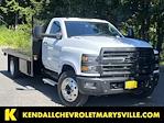 2024 Chevrolet Silverado 5500 Regular Cab DRW RWD, Flatbed Truck for sale #V12163 - photo 1