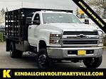 New 2023 Chevrolet Silverado 5500 Work Truck Regular Cab 4x4, Harbor Black Boss Stake Bed for sale #V12171 - photo 19