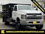 2023 Chevrolet Silverado 5500 Regular Cab DRW 4x4, Harbor Black Boss Stake Bed for sale #V12171 - photo 1