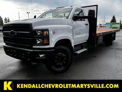 New 2024 Chevrolet Silverado 6500 Work Truck Regular Cab RWD, 24' Aalbu Brothers Flatbed Truck for sale #V12206 - photo 1