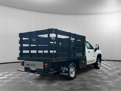 New 2024 Chevrolet Silverado 2500 Work Truck Regular Cab 4x4, Harbor Black Boss Stake Bed for sale #V12247 - photo 2