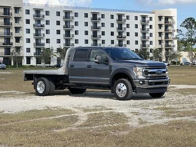 Used 2022 Ford F-450 FL Crew Cab 4x4, Flatbed Truck for sale #2REF27866A - photo 1