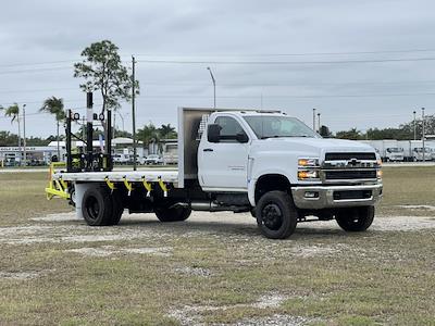 New 2022 Chevrolet Silverado 6500 FL Regular Cab 4x4, BABCO Engineering and Design Aluminum Flatbed Truck for sale #NH419861 - photo 1