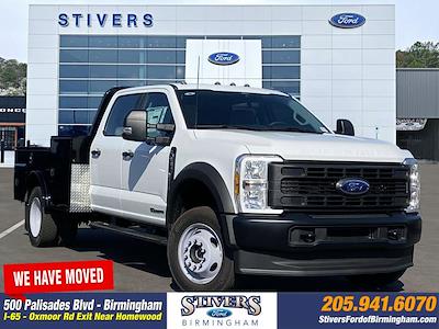 New 2024 Ford F-550 XL Crew Cab 4x4, Flatbed Truck for sale #S4564 - photo 1