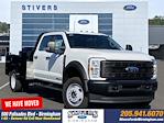 New 2024 Ford F-550 XL Crew Cab 4x4, Flatbed Truck for sale #S4564 - photo 1