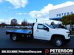 New 2025 Chevrolet Silverado 3500 Work Truck Regular Cab 4x4, Flatbed Truck for sale #G146221 - photo 1