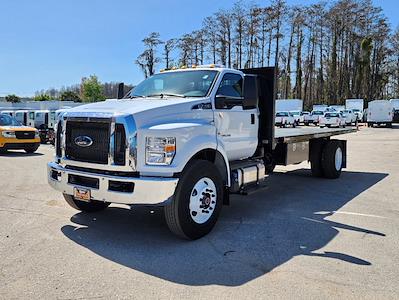 New 2024 Ford F-750 Standard Regular Cab 4x2, 20' Reading Action Fabrication Flatbed Truck for sale #1713069 - photo 1