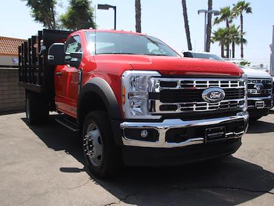 2024 Ford F-550 Regular Cab DRW 4x2, Harbor Black Boss Stake Bed for sale #MR240620 - photo 1