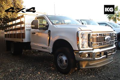 New 2024 Ford F-350 XL Regular Cab 4x4, 12' Scelzi WFB Stake Bed for sale #MR242407 - photo 1