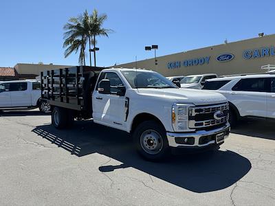 New 2024 Ford F-350 XL Regular Cab 4x2, 12' Harbor Black Boss Stake Bed for sale #MC240715 - photo 1