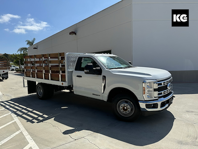 New 2024 Ford F-350 XL Regular Cab 4x2, 12' Scelzi WFB Stake Bed for sale #MC242542 - photo 1