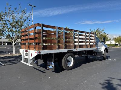 2025 Ford F-650 Regular Cab DRW 4x2, Harbor Black Boss Flatbed Truck for sale #MC250094 - photo 2