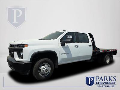 Used 2022 Chevrolet Silverado 3500 Work Truck Crew Cab 4x4, Flatbed Truck for sale #9S1997 - photo 1